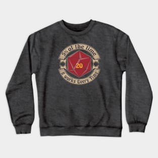 5 Percenter d20 v2 RED Crewneck Sweatshirt